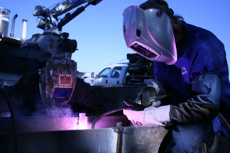 Heavy Structural Welding Simplified with Low-Speed Diesel Welder/Generators, Low-Hydrogen Flux-Cored Wire and New Wire Feeding Technology